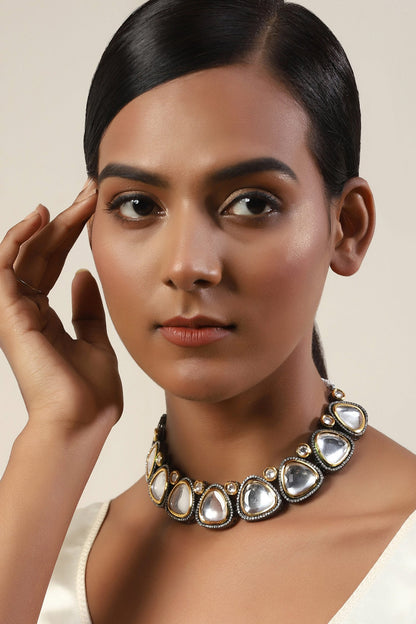 Kundans Embellished Choker Necklace 