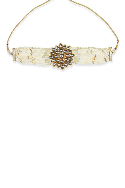 Beads Embellished Choker Necklace 