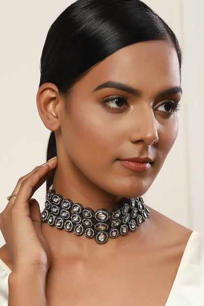Kundan Work Choker Necklace 