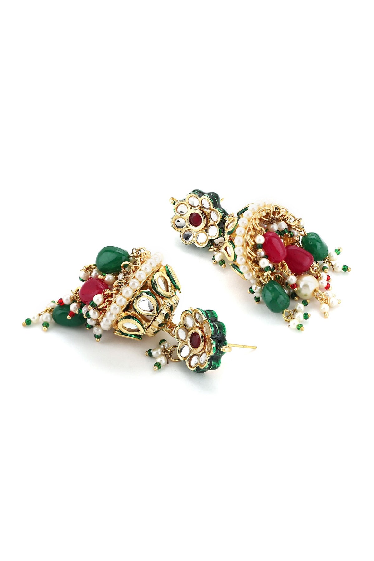 Floret Bloom Kundan Jewellery Set 