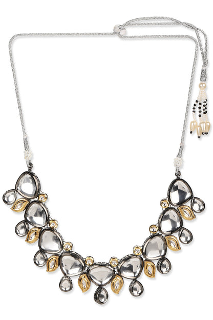 Gleaming Petal Kundan Necklace 