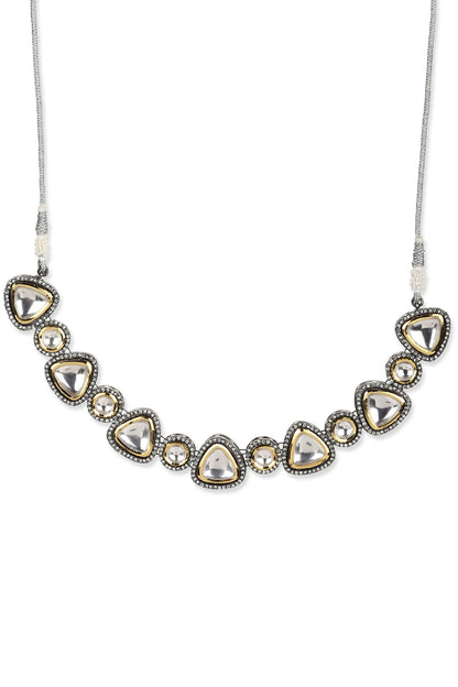 Gleaming Prism Globule Kundan Necklace 