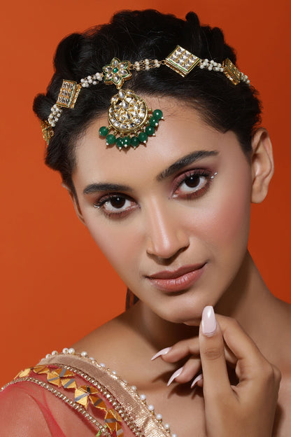 Kundan Embellished Mathapatti 