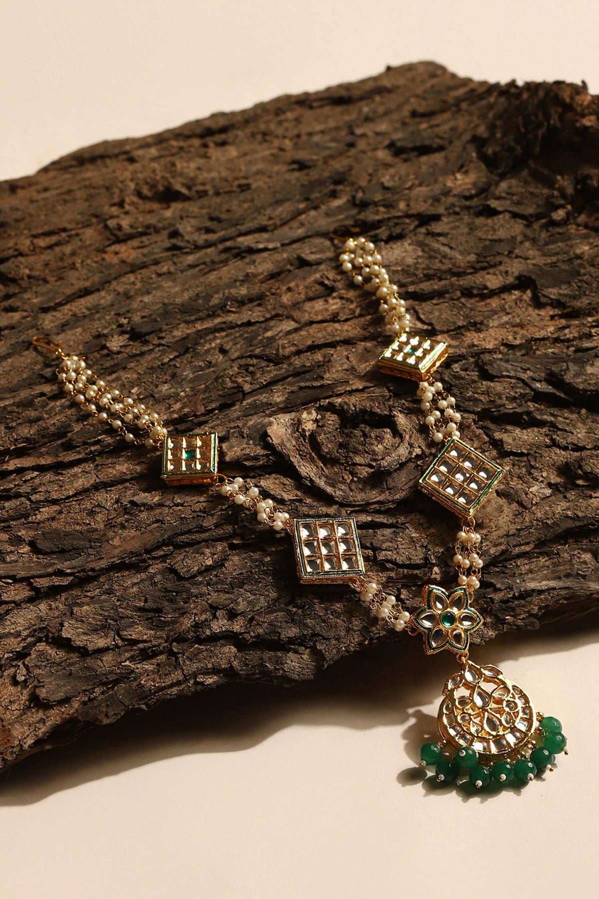 Kundan Embellished Mathapatti 