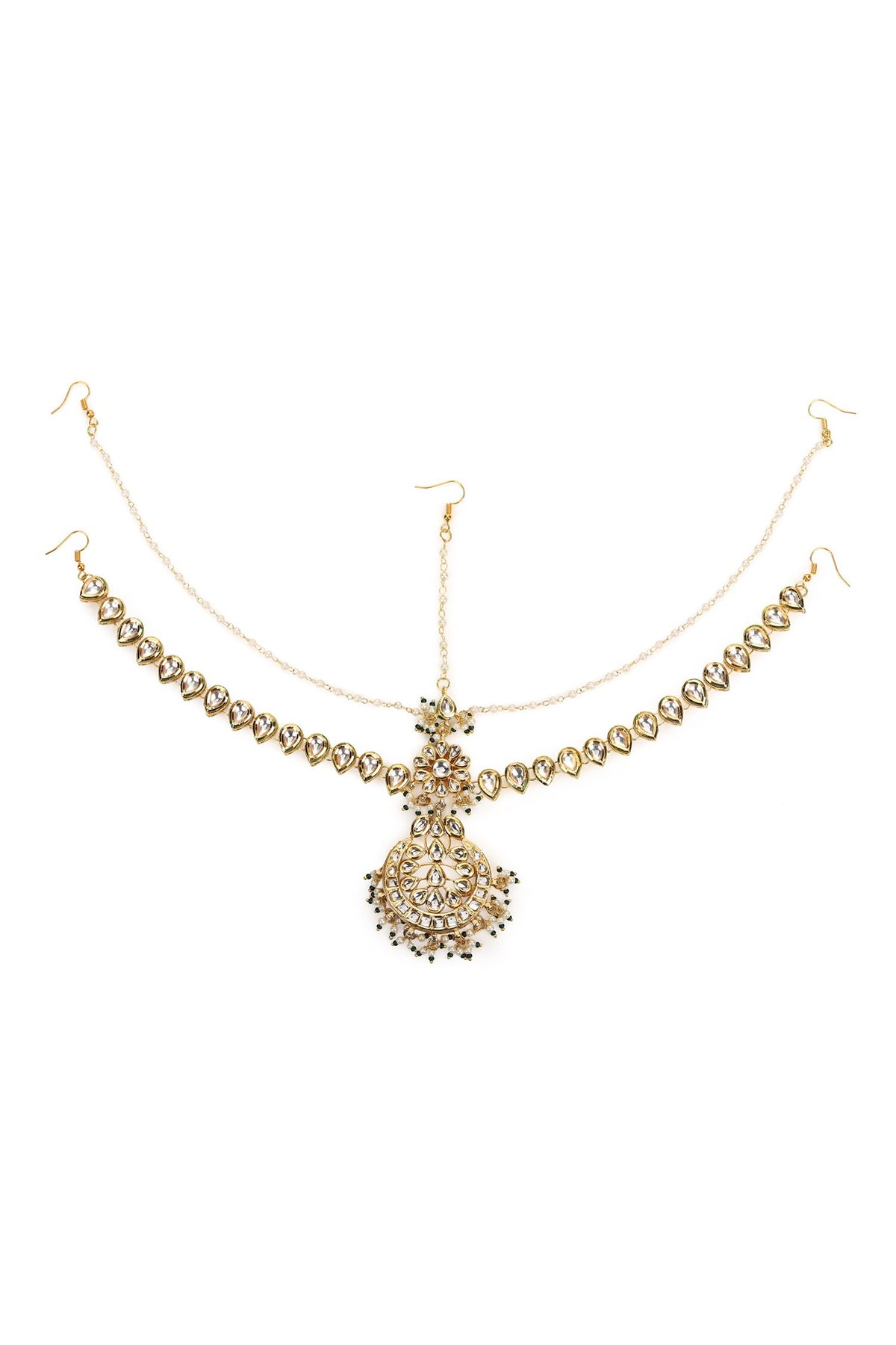 Chand Embellished Mathapatti 