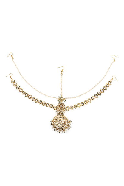Chand Embellished Mathapatti 