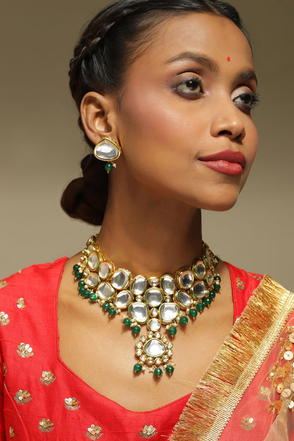Kundan Embellished Choker Set 