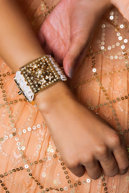 Pearl Jadau Bracelet 
