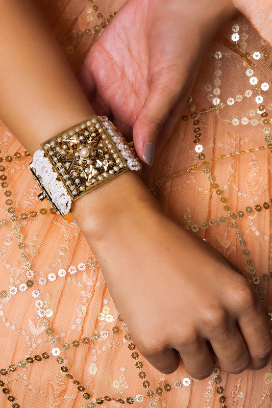 Pearl Jadau Bracelet 