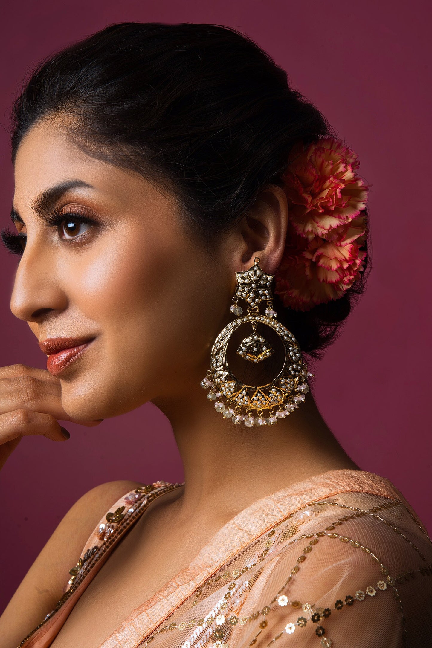 Jadau Embellished Chaandbali 