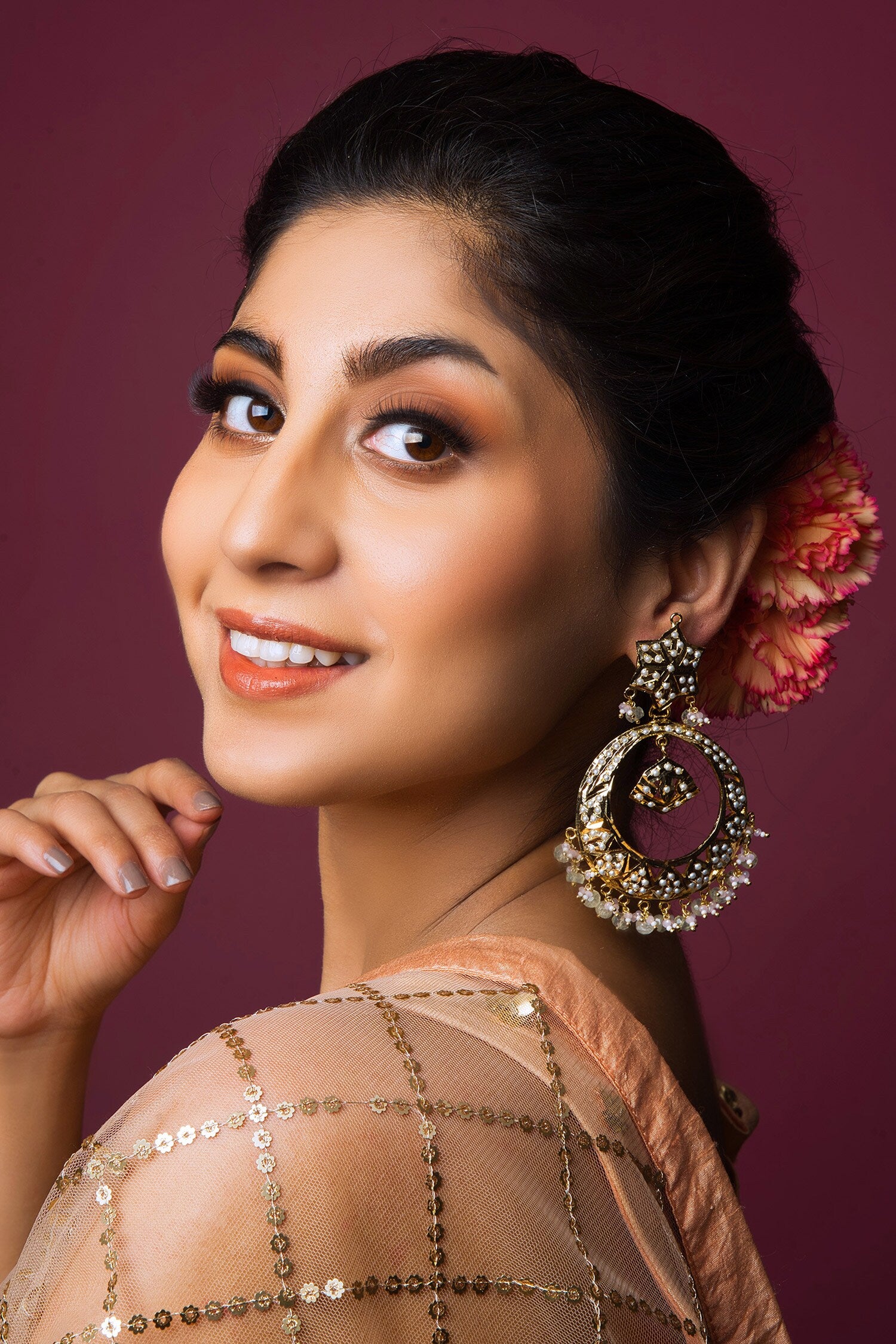 Jadau Embellished Chaandbali 