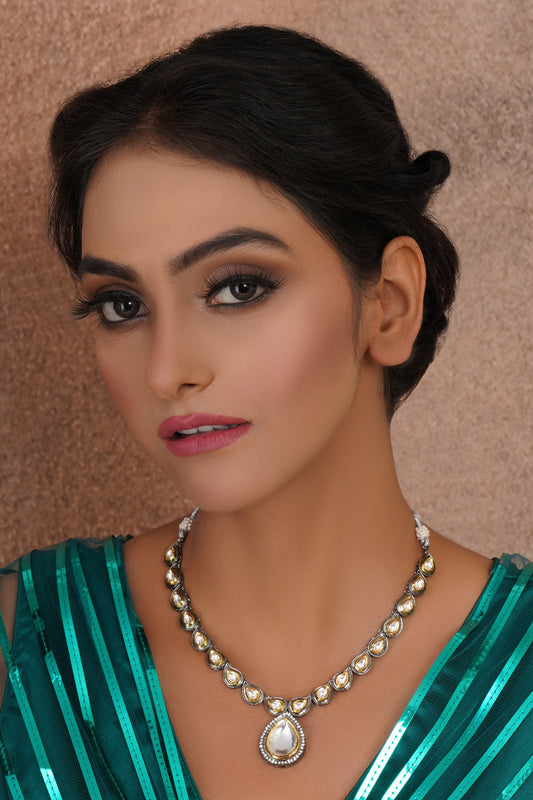 Kundan Embellished Necklace 