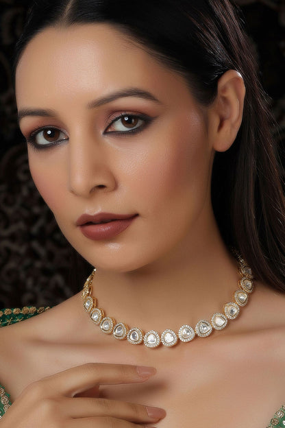 Diamond Embellished Choker 