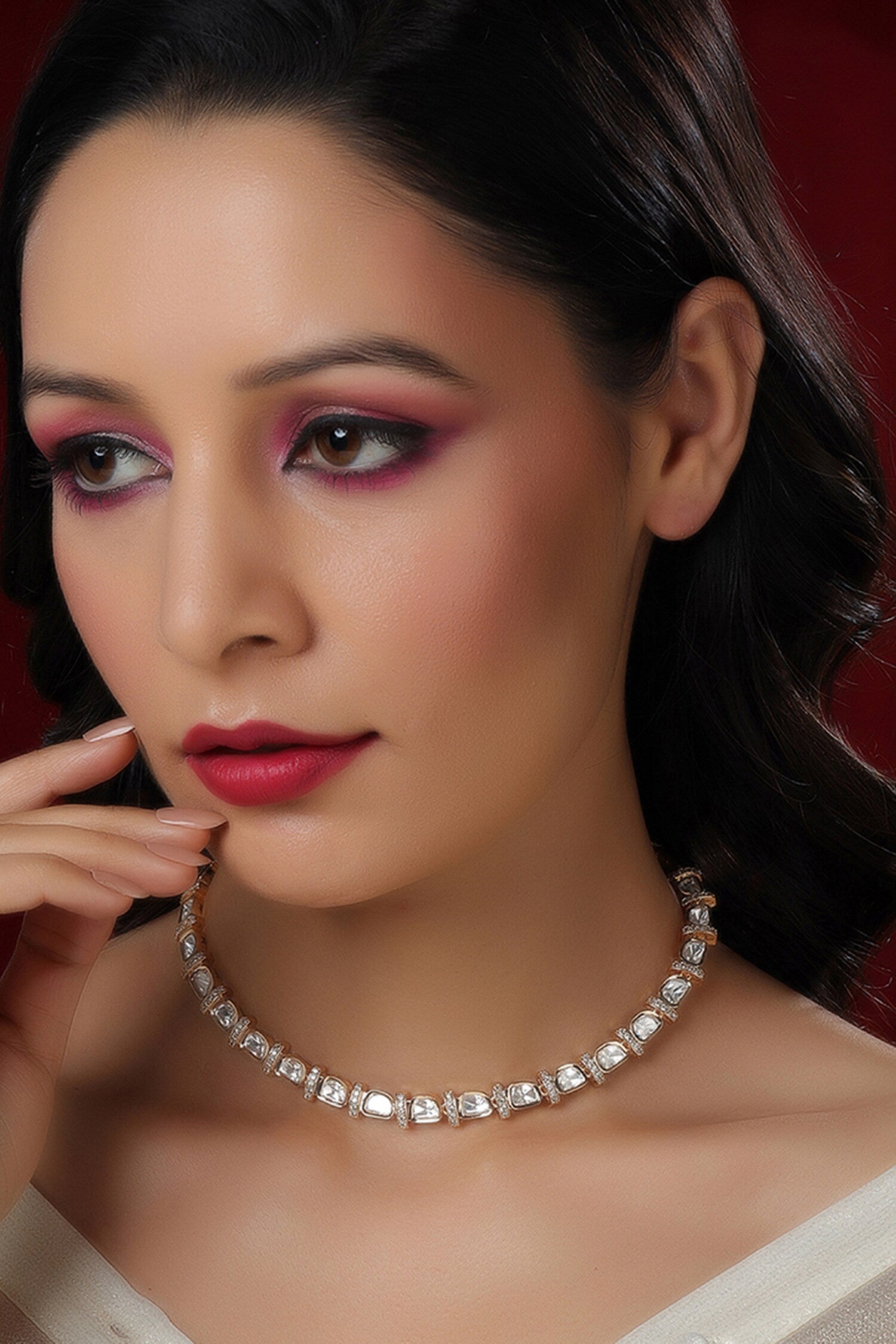 American Diamond Embellished Choker 