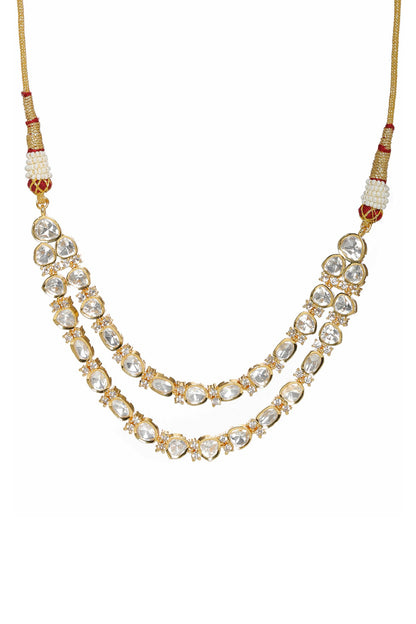 Layered Kundan Embellished Choker 