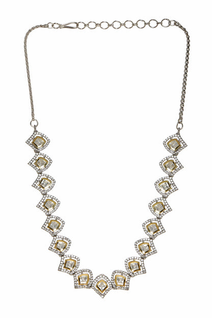 American Diamond Embellished Necklace 