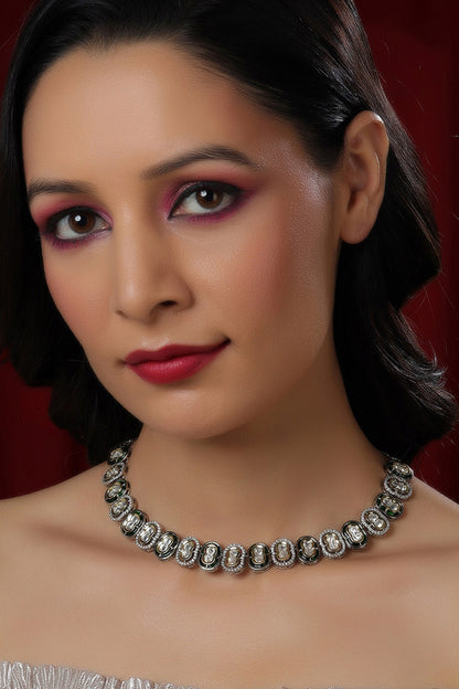 Mufli Embellished Choker 