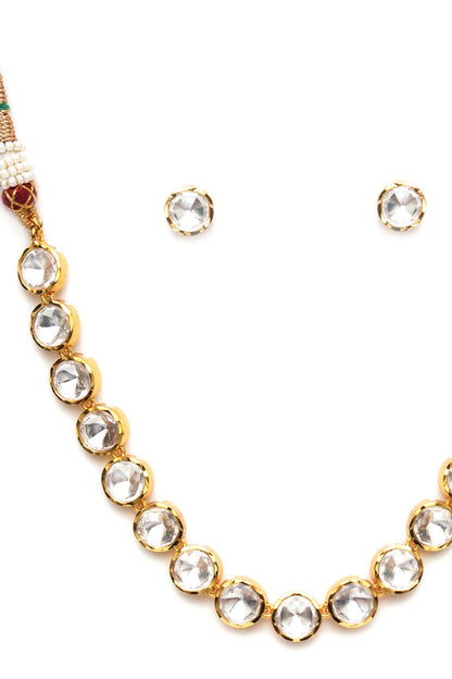 Helix Kundan Choker With Studs 