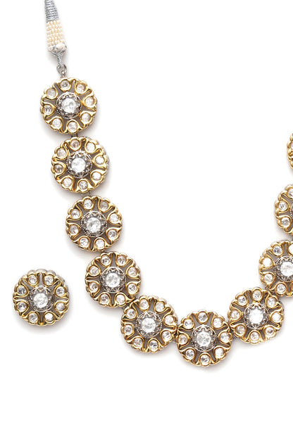 Petal Bloom Kundan Choker With Studs 