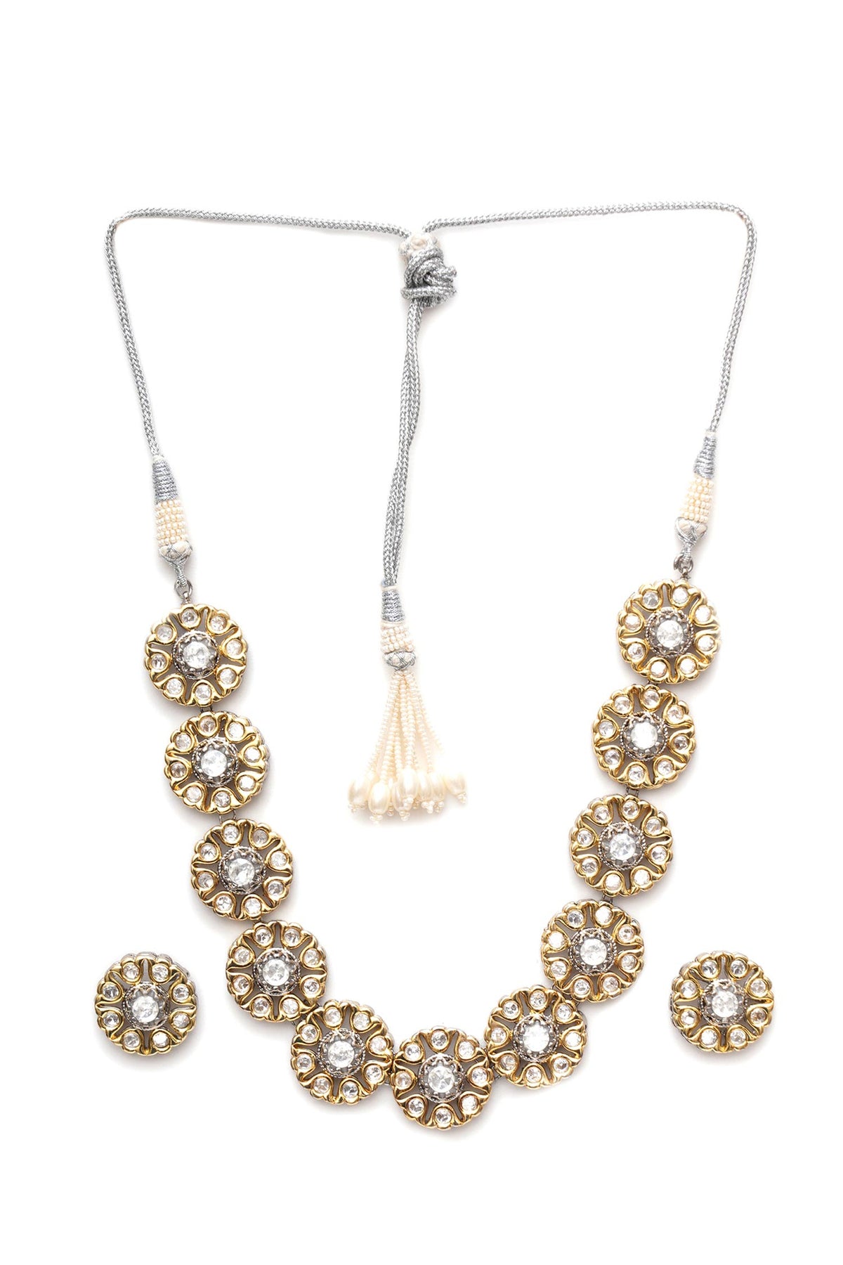 Petal Bloom Kundan Choker With Studs 