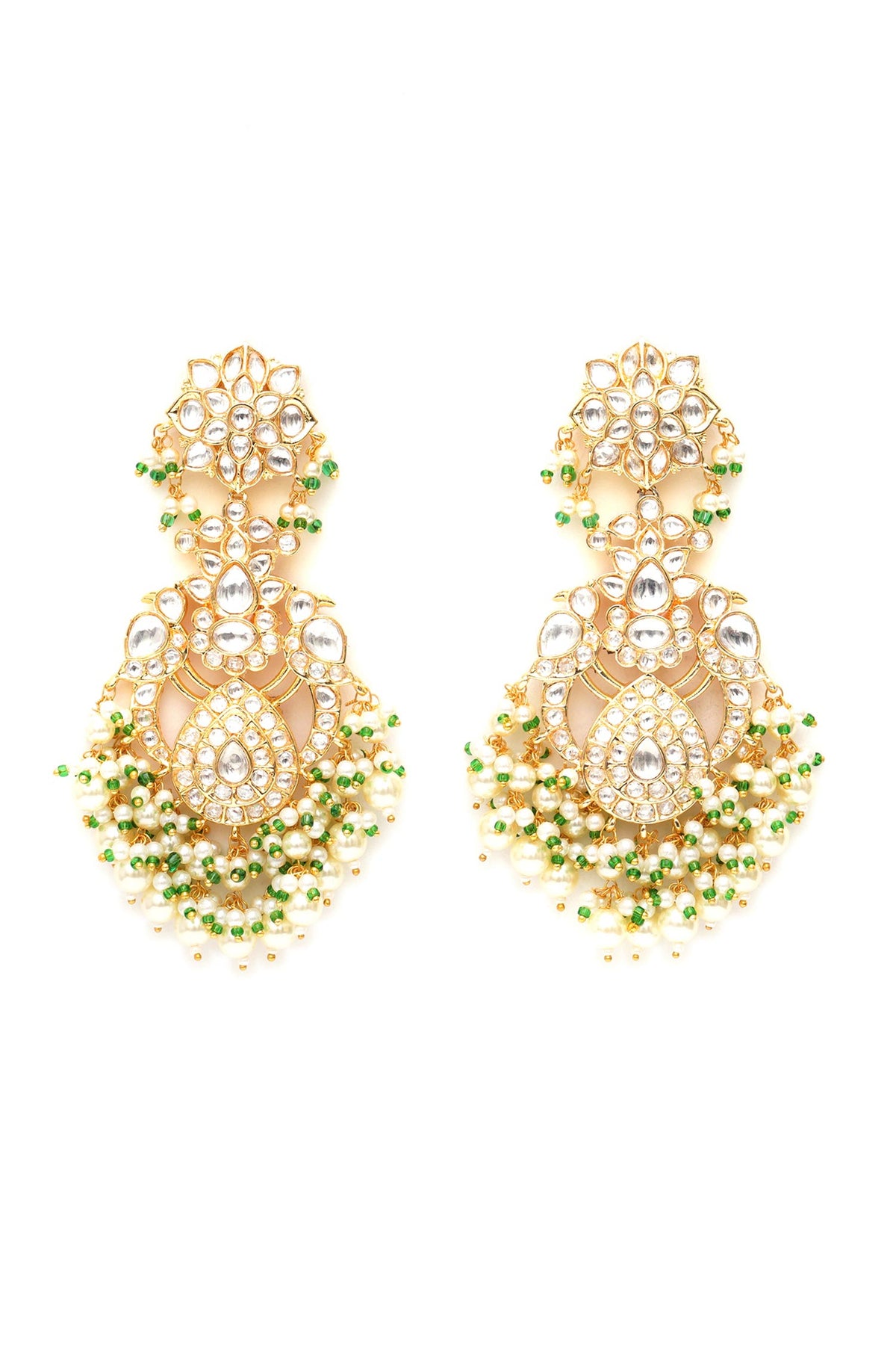 Kundan Chand Earrings 