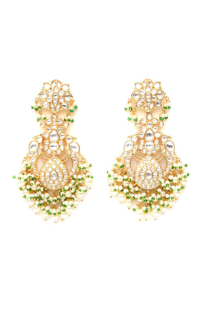 Kundan Chand Earrings 
