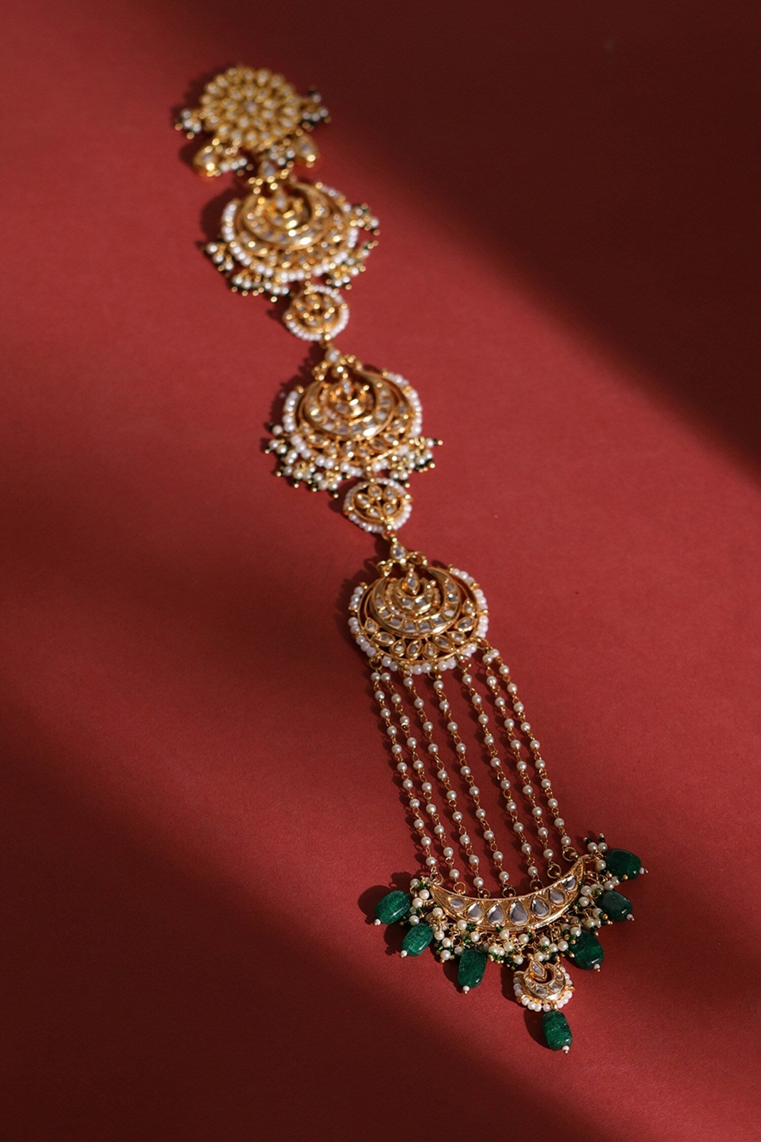 Kundan & Bead Embellished Braid 