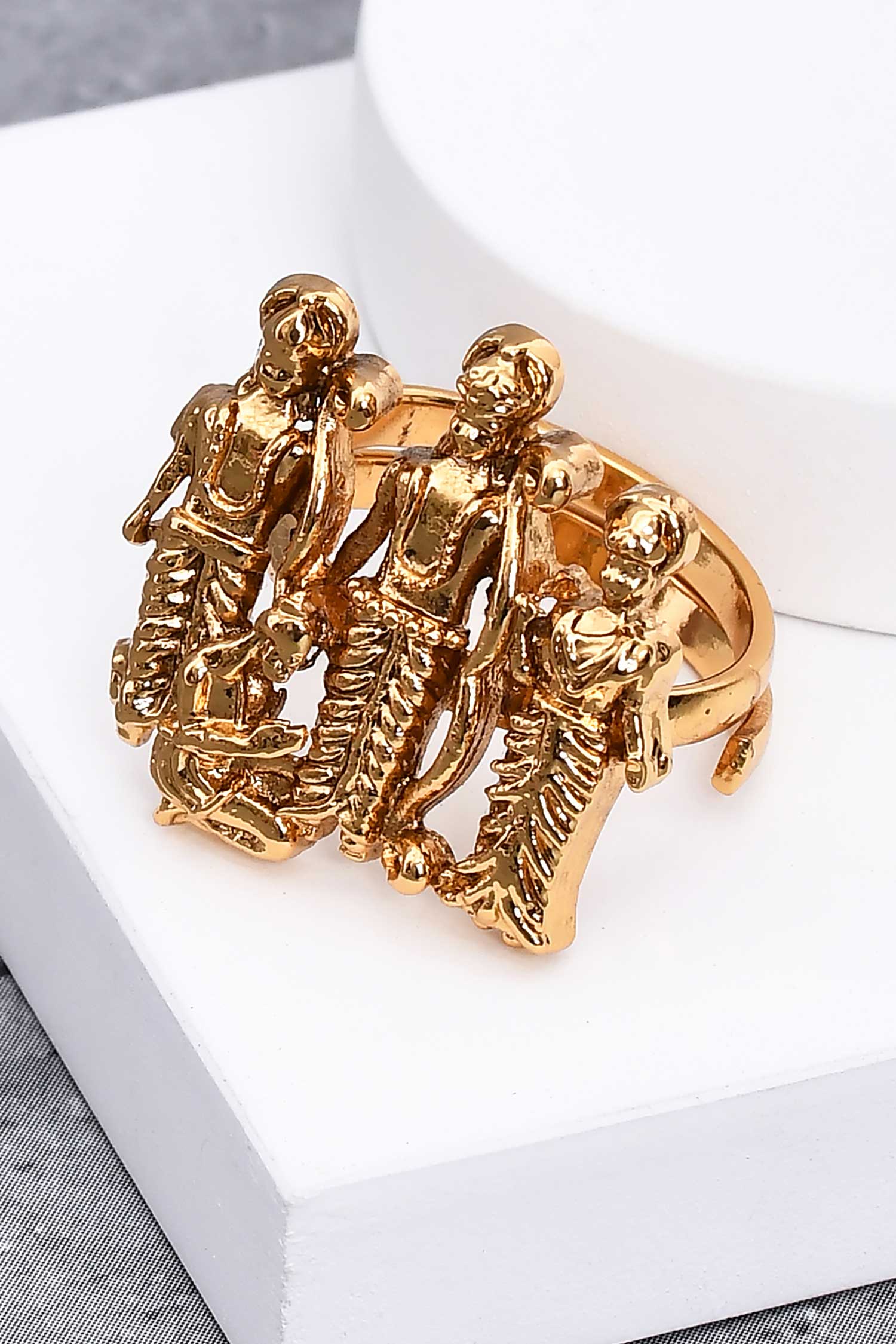 Lord Shree Ram Carved Ring 