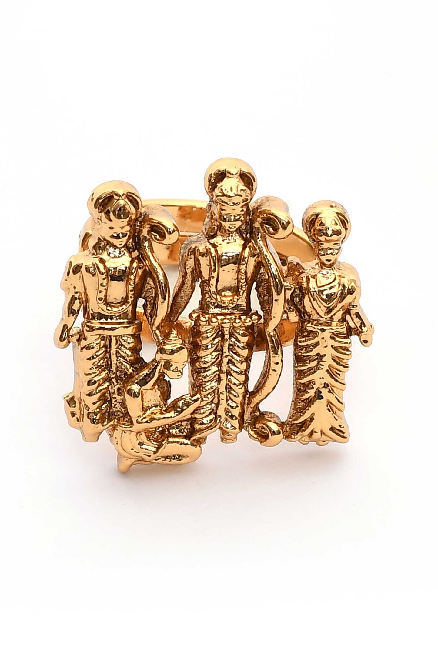 Lord Shree Ram Carved Ring 