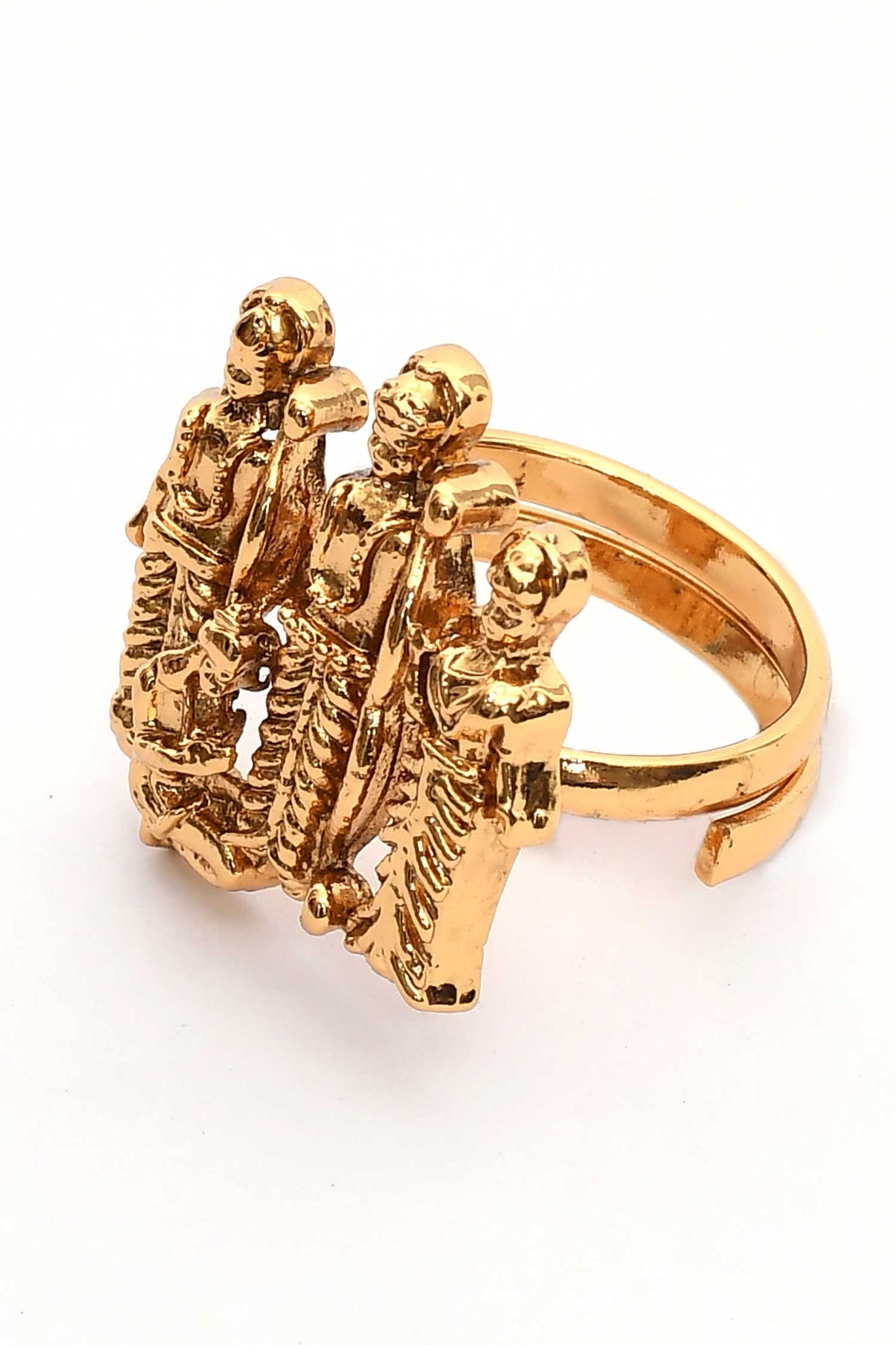 Lord Shree Ram Carved Ring 
