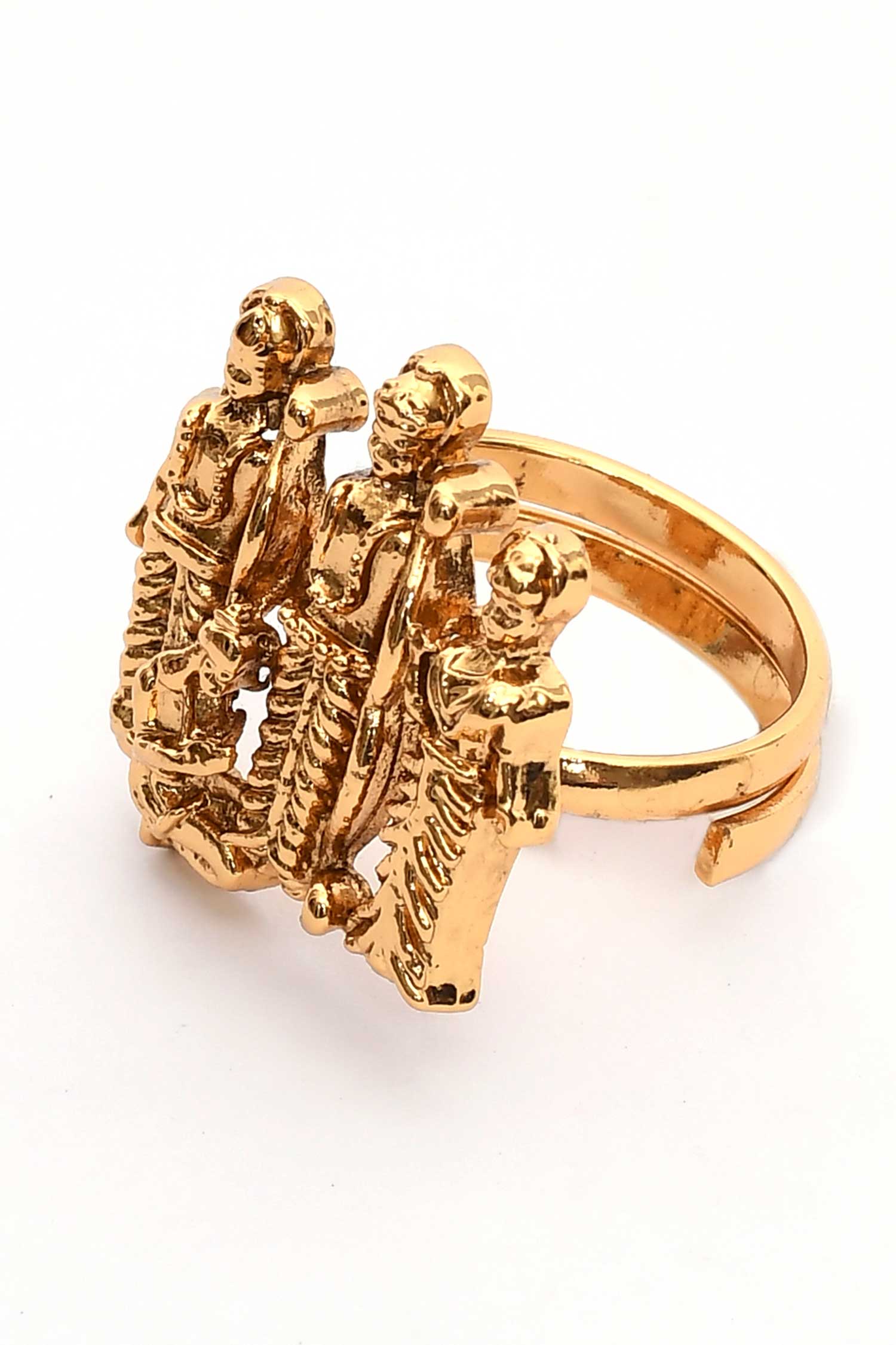 Lord Shree Ram Carved Ring 