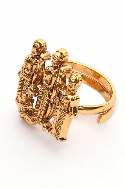 Lord Shree Ram Carved Ring 