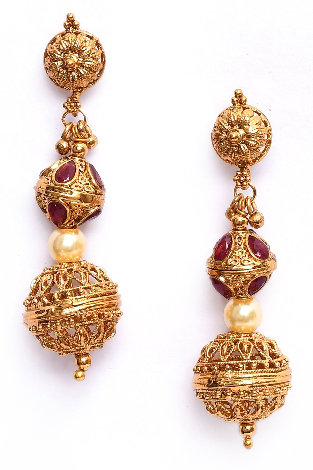 Bead Embellished Necklace Set 
