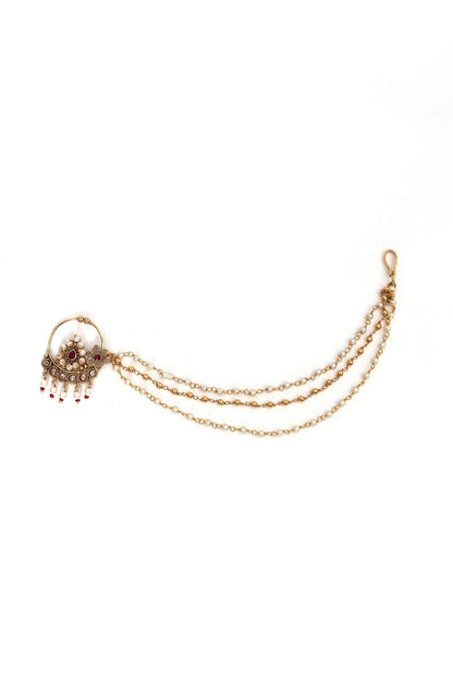 Floret Carved Nose Ring 