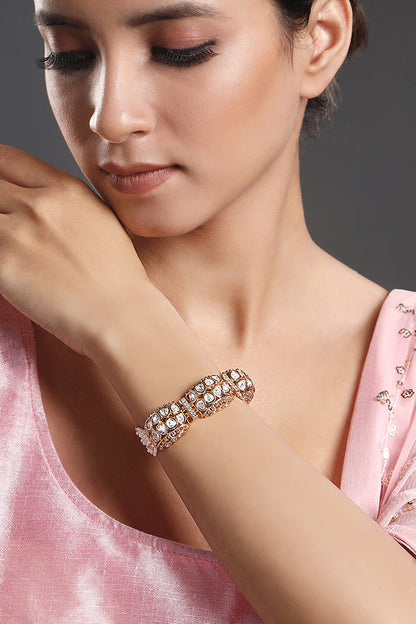 Kundan Polki Embellished Bracelet 