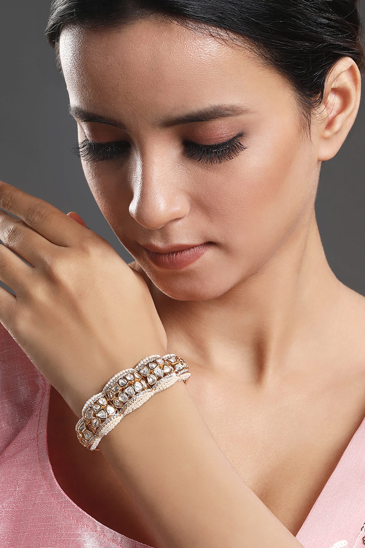 Kundan Polki Embellished Bangle 