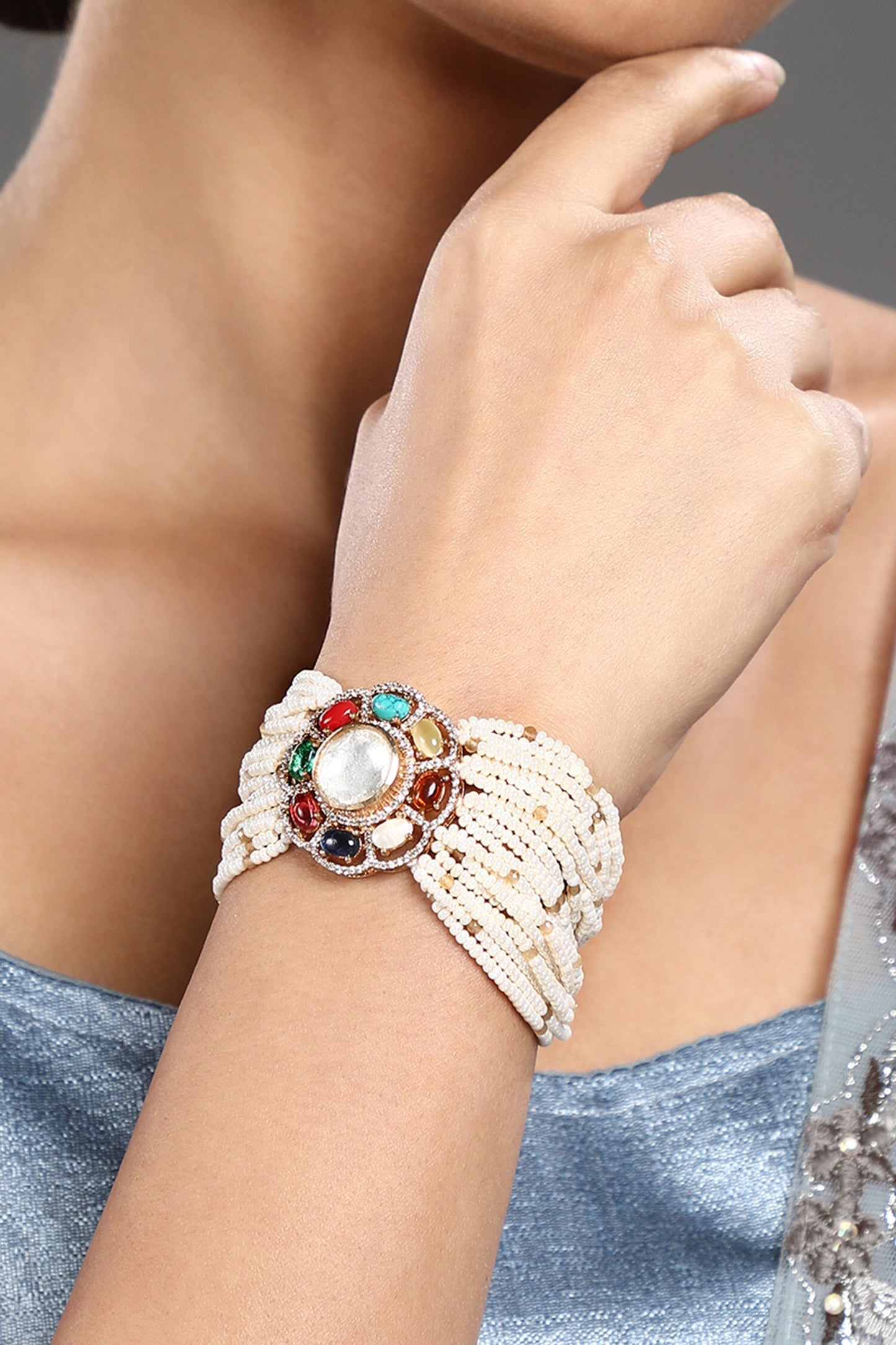 Monalisa Stone Embellished Bracelet 