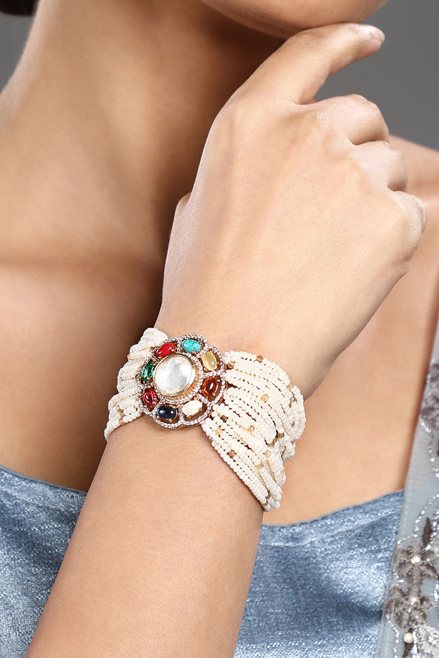 Monalisa Stone Embellished Bracelet 