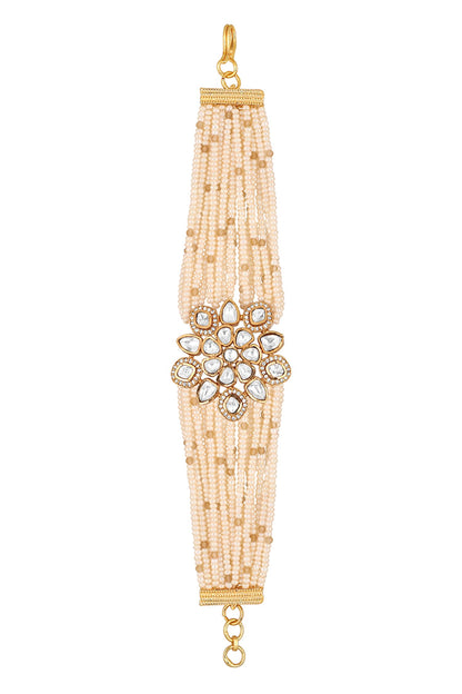 Kidiya Pearls Embellished Bracelet 