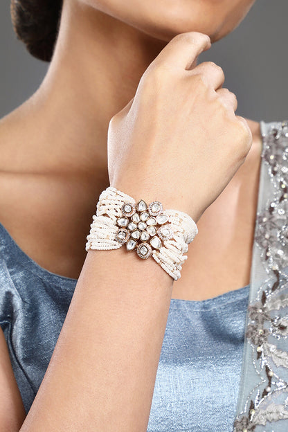 Kidiya Pearls Embellished Bracelet 