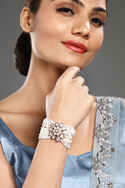 Kidiya Pearls Embellished Bracelet 