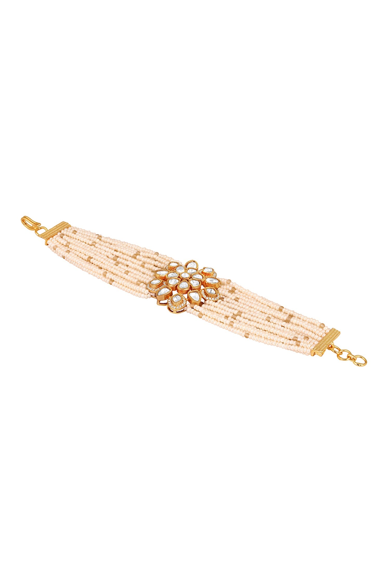 Kidiya Pearls Embellished Bracelet 