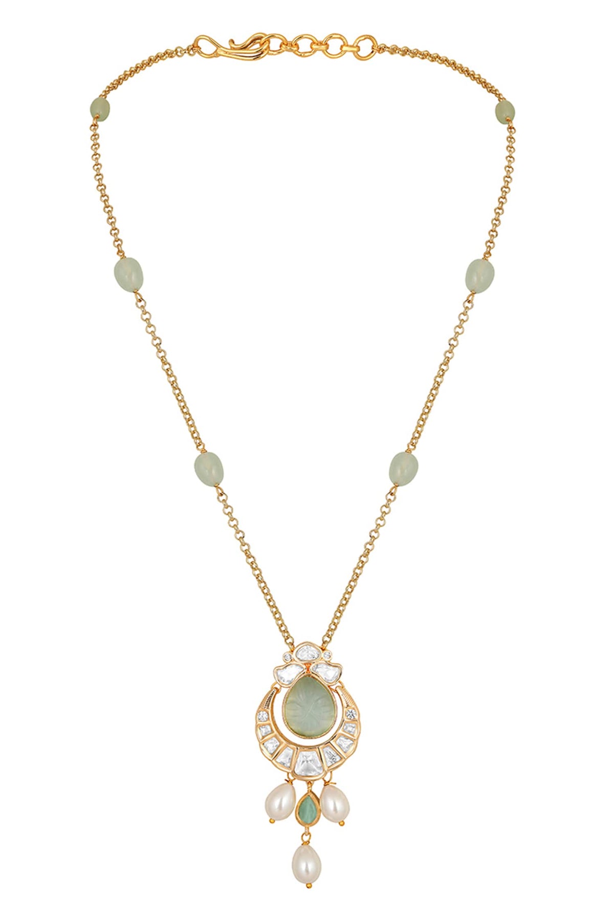 Embellished Pendant Necklace Set 