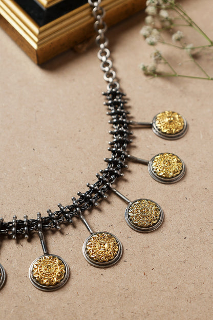 Phoolista Dual Toned Long Necklace 