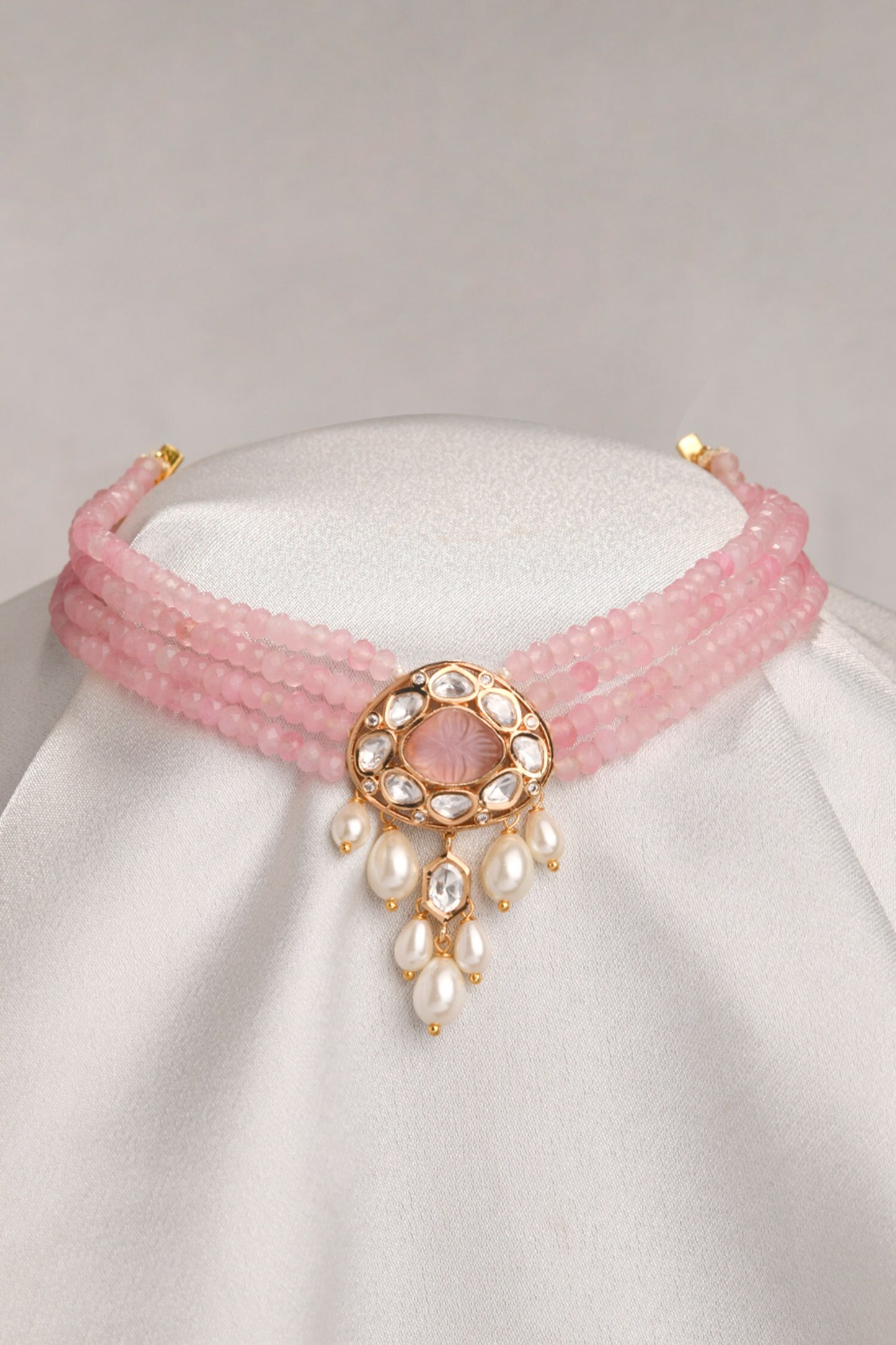 Charming Crystal Work Choker 