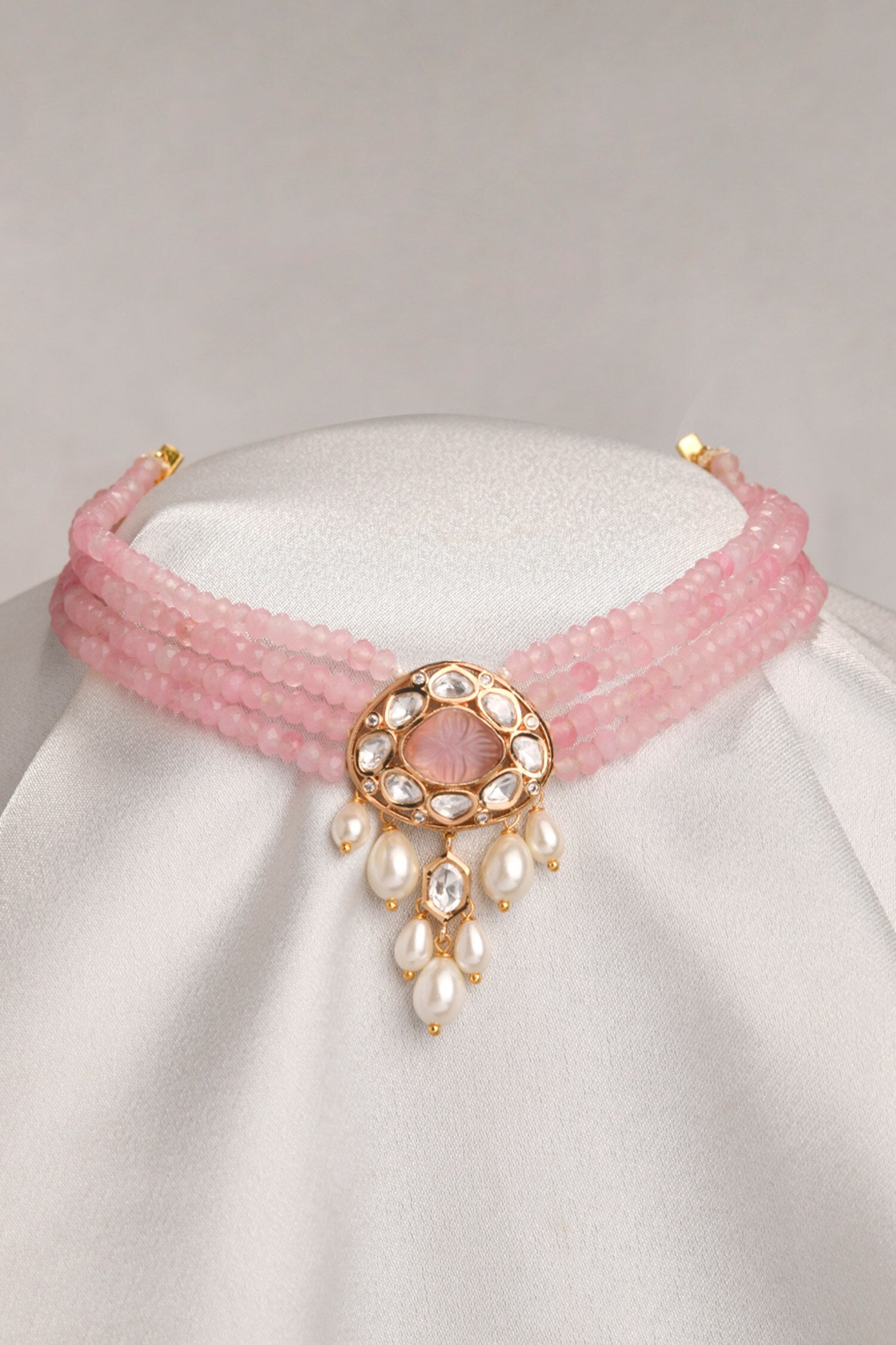Charming Crystal Work Choker 
