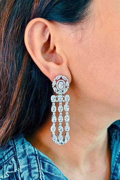 Celine Layered Diamond Embellished Necklace Set 