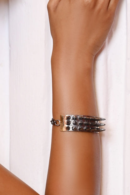 Edgy Elegance Spike Bracelet 