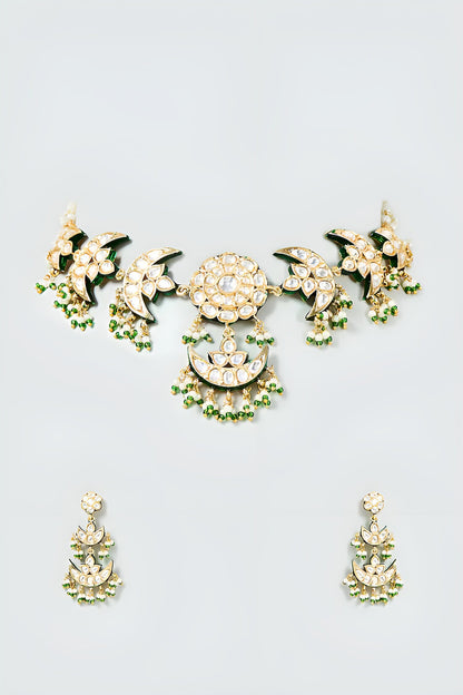 Chaand Embellished Necklace Set 