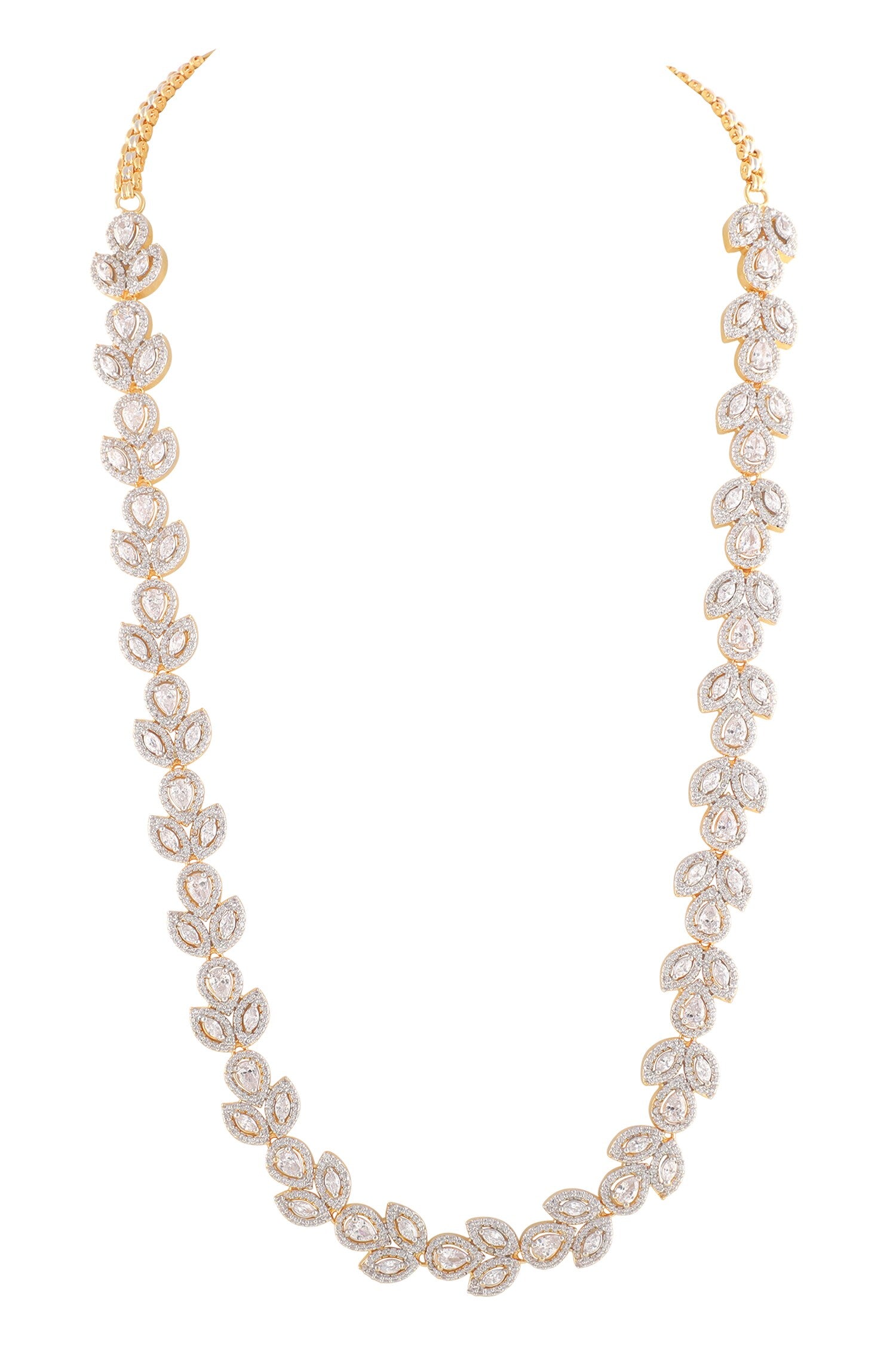 Diamond Embellished Necklace Set 